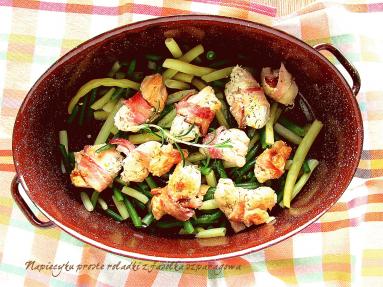 Zdjęcie - Filety kurczaka z fasolką szparagową - Przepisy kulinarne ze zdjęciami