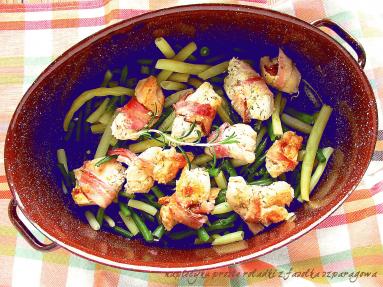 Zdjęcie - Filety kurczaka z fasolką szparagową - Przepisy kulinarne ze zdjęciami