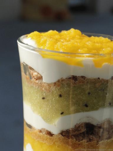 Zdjęcie - Jogurt z owocami - Marcowe Wyzwanie Blogerek i Blogerów - Przepisy kulinarne ze zdjęciami