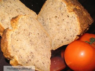 Zdjęcie - Chleb graham z siemieniem lnianym - Przepisy kulinarne ze zdjęciami
