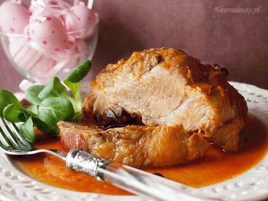 Zdjęcie - Pieczona karkówka w imbirze, anyżu i miodzie / Roasted pork neck with honey, star anise and ginger - Przepisy kulinarne ze zdjęciami