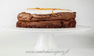 Zdjęcie - Bajeczny tort czekoladowy bez mąki, z pomarańczą i serkiem mascarpone - Przepisy kulinarne ze zdjęciami