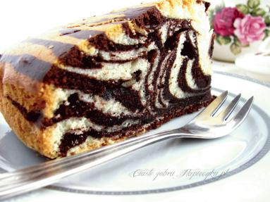 Zdjęcie - Ciasto zebra - Przepisy kulinarne ze zdjęciami