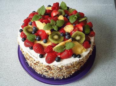 Zdjęcie - Letni tort - nie tylko na urodziny - Przepisy kulinarne ze zdjęciami