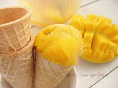Zdjęcie - Sorbet z mango - Przepisy kulinarne ze zdjęciami