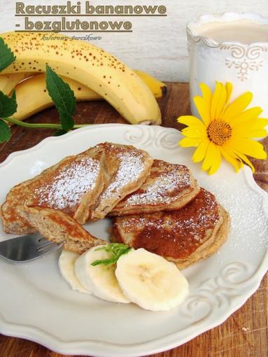 Zdjęcie - Racuszki bananowe - bezglutenowe - Przepisy kulinarne ze zdjęciami