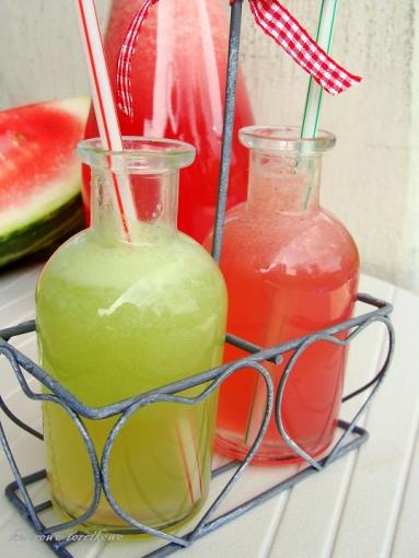 Zdjęcie - Lemoniada arbuzowa i melonowa - Przepisy kulinarne ze zdjęciami