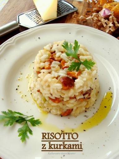 Zdjęcie - Risotto z kurkami - Przepisy kulinarne ze zdjęciami