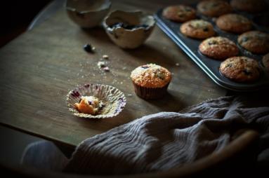 Zdjęcie - Muffiny jezynowe - blackberry muffins - Przepisy kulinarne ze zdjęciami
