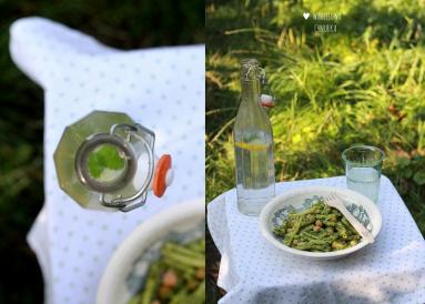 Zdjęcie - Makaron z jarmużowym pesto i ciecierzycą - Przepisy kulinarne ze zdjęciami