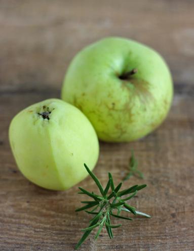 Zdjęcie - Bułeczki z jabłkiem i rozmarynem - Przepisy kulinarne ze zdjęciami