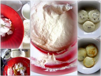 Zdjęcie - Placuszki  serowe z lawendą i miodem - Przepisy kulinarne ze zdjęciami