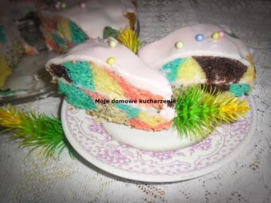 Zdjęcie - Kolorowa babka - Przepisy kulinarne ze zdjęciami