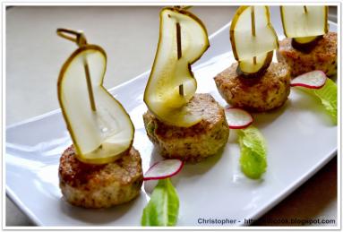 Zdjęcie - Mielone z  muffinek  z chrzanem i pastą wasabi - Przepisy kulinarne ze zdjęciami