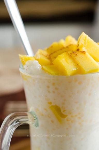 Zdjęcie - Kokosowa tapioka z mango - Przepisy kulinarne ze zdjęciami