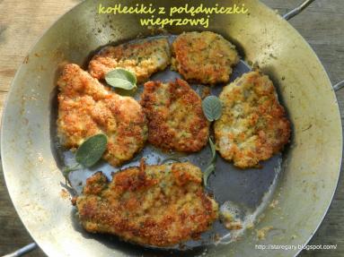 Zdjęcie - Kotleciki z polędwiczki wieprzowej - Przepisy kulinarne ze zdjęciami