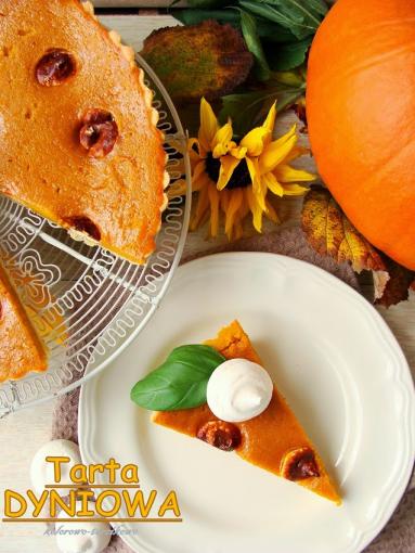 Zdjęcie - Tarta dyniowa z bezami ( Pumpkin Pie ) - Przepisy kulinarne ze zdjęciami