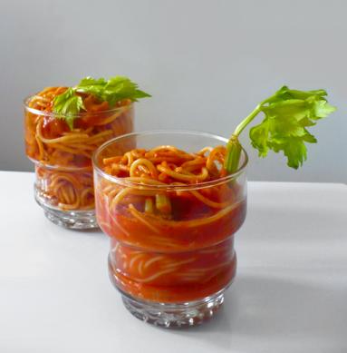 Zdjęcie - Spaghetti Bloody Mary - Przepisy kulinarne ze zdjęciami