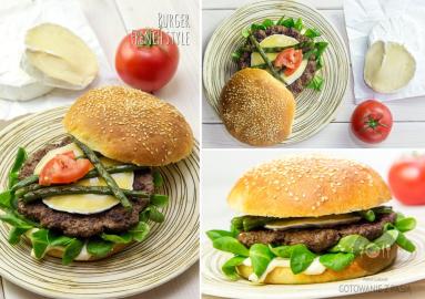 Zdjęcie - Burger French style - Przepisy kulinarne ze zdjęciami