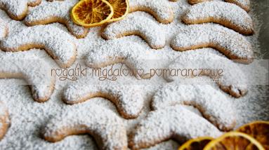 Zdjęcie - Rogaliki migdałowo-pomarańczowe - Przepisy kulinarne ze zdjęciami