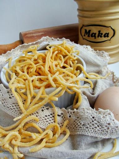 Zdjęcie - Domowy makaron jajeczny - Przepisy kulinarne ze zdjęciami