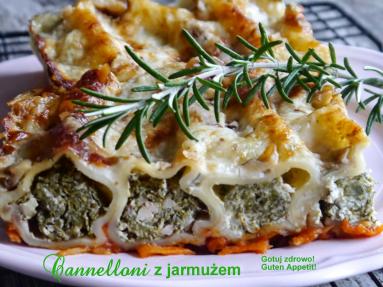 Zdjęcie - Cannelloni z jarmużem - Przepisy kulinarne ze zdjęciami