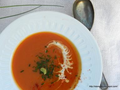 Zdjęcie - Zupa krem z dyni i batatów, w wolnowarze - Przepisy kulinarne ze zdjęciami