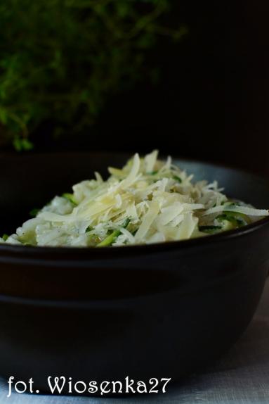 Zdjęcie - Serowe risotto z cukinią - Przepisy kulinarne ze zdjęciami