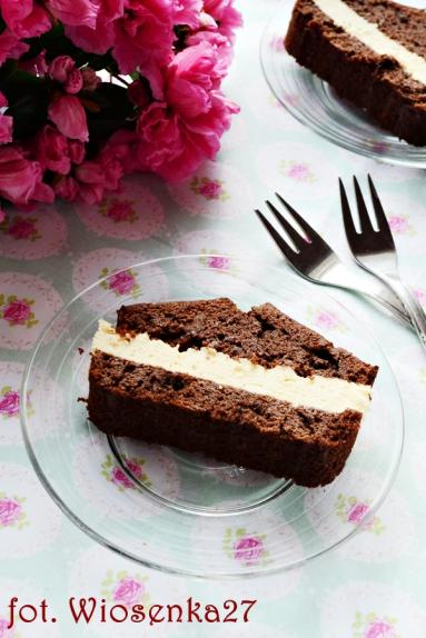 Zdjęcie - Ciasto czekoladowe z masą mleczną - Przepisy kulinarne ze zdjęciami