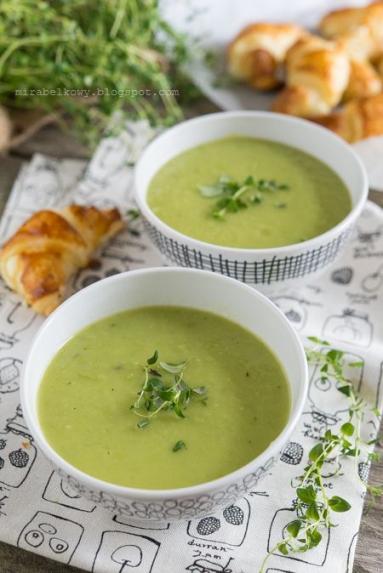Zdjęcie - Kremowa zupa z tymiankiem - Przepisy kulinarne ze zdjęciami