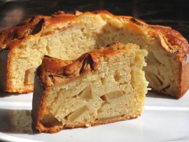 Zdjęcie - Szybkie ciasto z jabłkami - Przepisy kulinarne ze zdjęciami