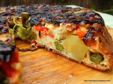 Zdjęcie - Tortilla ze szparagami - Przepisy kulinarne ze zdjęciami