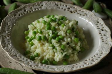 Zdjęcie - Risotto z zielonym groszkiem - Przepisy kulinarne ze zdjęciami