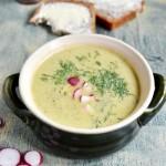 Zdjęcie - Zupa kremowa  z cukinii i porów - Przepisy kulinarne ze zdjęciami