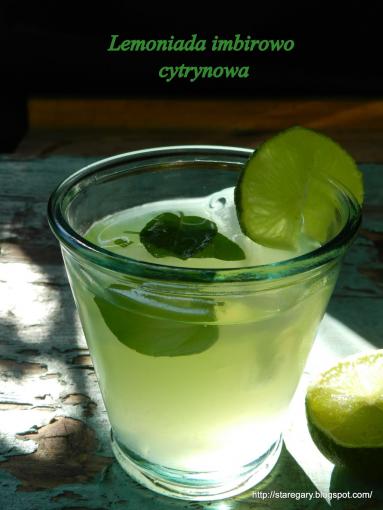 Zdjęcie - Lemoniada imbirowo cytrynowa - Przepisy kulinarne ze zdjęciami