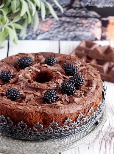 Zdjęcie - Czekoladowe ciasto z białek / Chocolate egg white cake - Przepisy kulinarne ze zdjęciami