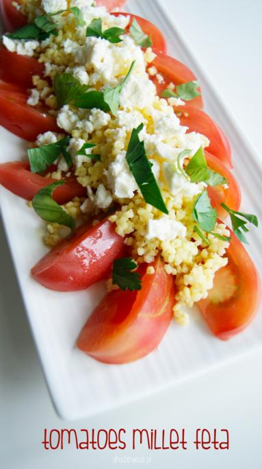 Zdjęcie - Pomidory z ziołową kaszą jaglaną - Przepisy kulinarne ze zdjęciami