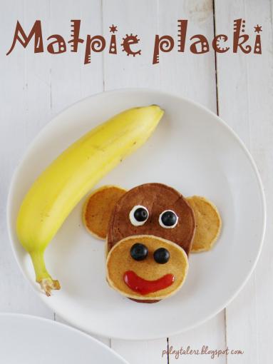 Zdjęcie - Placki pełnoziarniste z bananem (Małpie placki) - Przepisy kulinarne ze zdjęciami