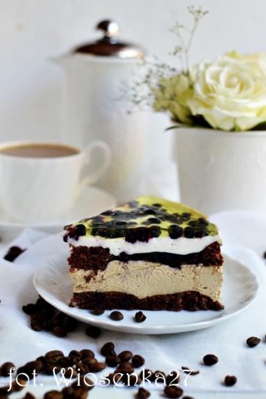 Zdjęcie - Ciasto kawowe z borówką - Przepisy kulinarne ze zdjęciami