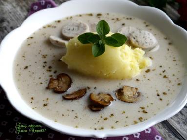 Zdjęcie - Zalewajka z grzybami - Regionalne smaki. Październik - Przepisy kulinarne ze zdjęciami