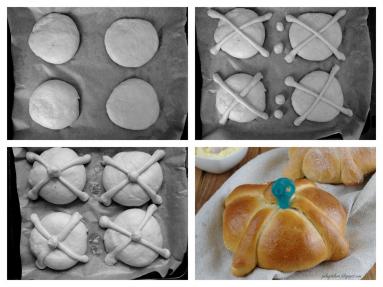Zdjęcie - Chleb zmarłych (Pan de Muerto) - Przepisy kulinarne ze zdjęciami