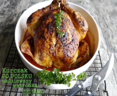 Zdjęcie - Kurczak po polsku nadziewany wątróbką - Przepisy kulinarne ze zdjęciami