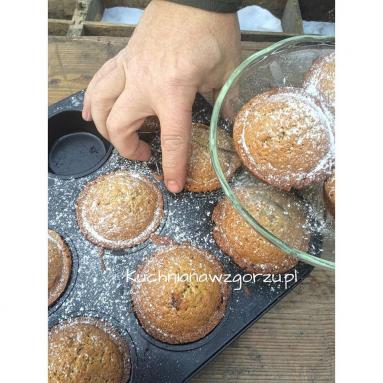 Zdjęcie - Muffiny z różą – czyli pączki inaczej ;) - Przepisy kulinarne ze zdjęciami
