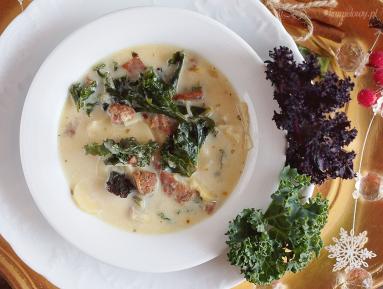 Zdjęcie - Szybka zupa z kiełbasą i jarmużem / Sausage nad kale soup - Przepisy kulinarne ze zdjęciami