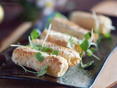 Zdjęcie - Skorzonera zapiekana w migdałach / Black salsify baked with almonds - Przepisy kulinarne ze zdjęciami