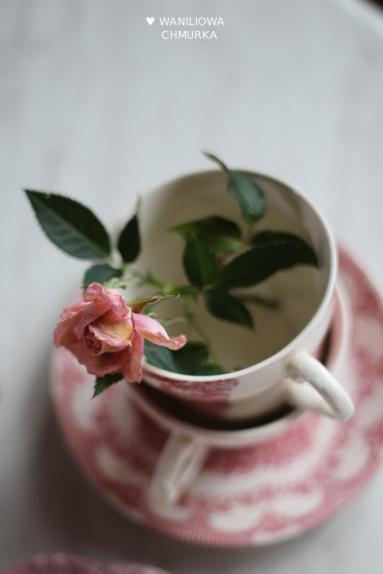 Zdjęcie - Szarlotka z różą - Przepisy kulinarne ze zdjęciami