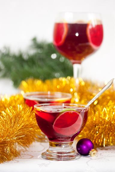 Zdjęcie - Kisiel żurawinowy z czerwonym winem - Przepisy kulinarne ze zdjęciami