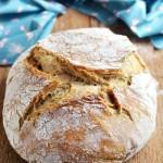 Zdjęcie - Chleb z grubą i chrupiącą skórką - Przepisy kulinarne ze zdjęciami
