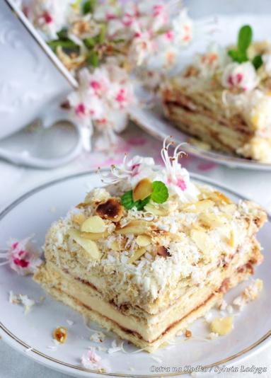 Zdjęcie - PANI WALEWSKA / PYCHOTKA - ciasto bez pieczenia - Przepisy kulinarne ze zdjęciami