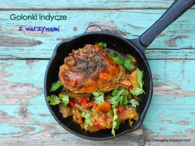 Zdjęcie - Golonki indycze z warzywami II z wolnowaru - Przepisy kulinarne ze zdjęciami